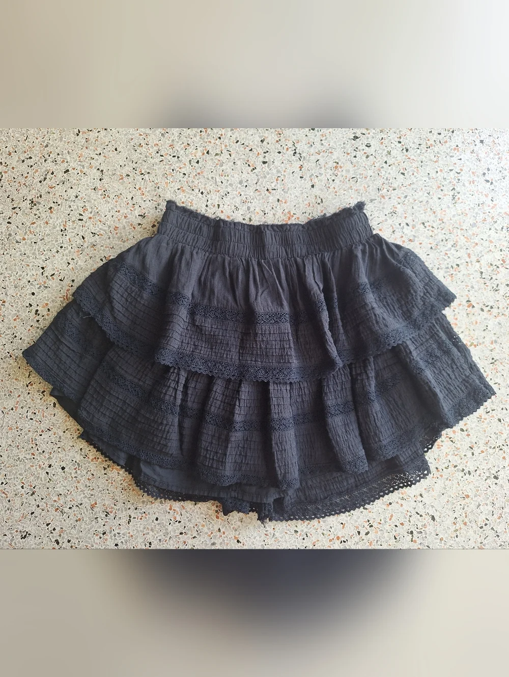 Aerie Rock n Ruffle Mini Skirt
